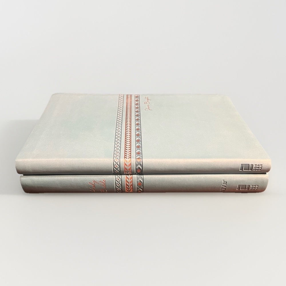 NIV Bible Leathersoft, Large Print, w/ Matching Journal Turquoise